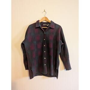 Kathy Ireland Flannel dark winter size M
